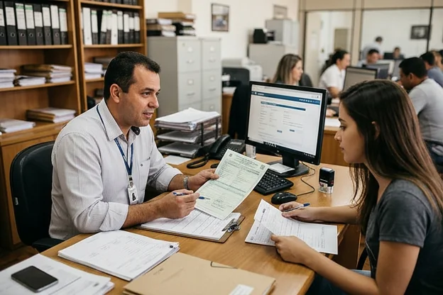 Despachante orientando sobre a transferência de veículo em Araçatuba.